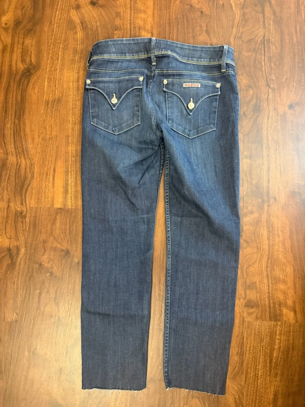 Hudson Collin Flap Skinny Jeans Dark Blue